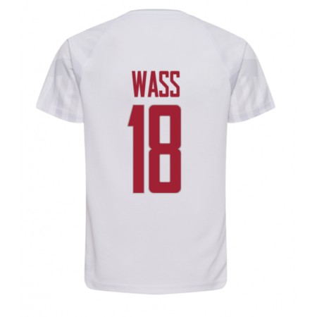 Tanska Daniel Wass 18 Vieraspelipaita Mm-Kisat 2022 Tanska Daniel Wass 18 Vieraspelipaita Mm-Kisat 2022